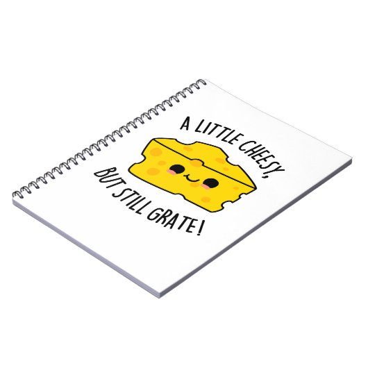 ちょっとしたユーモアではあるが、まだまだ面白いチーズのダジャレ ノートブック (左側)