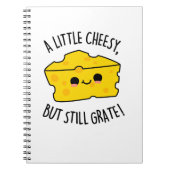 ちょっとしたユーモアではあるが、まだまだ面白いチーズのダジャレ ノートブック (正面)