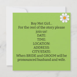 ちょっとしたユーモア結婚式招待状Wordi 招待状