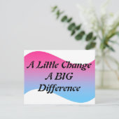 ちょっとした変化 ポストカード (スタンド正面)