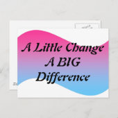 ちょっとした変化 ポストカード (正面/裏面)