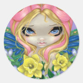 「ちょっとした春」ステッカー ラウンドシール (正面)