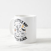 ちょっとした漆黒の輝き 楽しいサルカズム コーヒーマグカップ (正面左)