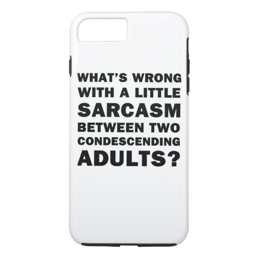 ちょっとした皮肉くらいいいじゃない Case-Mate iPhoneケース (裏面)