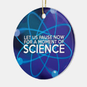 ちょっとした科学の時間にしよう セラミックオーナメント (左)