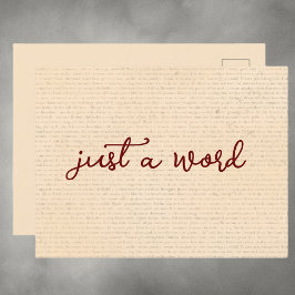 ちょっとした言葉 ポストカード