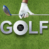 ちょっとした迂回おもしろいやクールミニマルな ゴルフボール