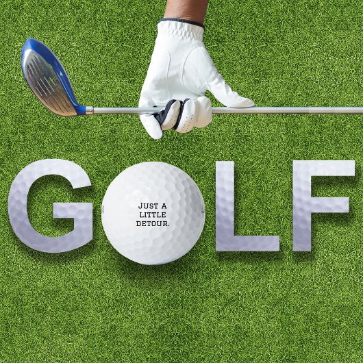 ちょっとした迂回おもしろいやクールミニマルな ゴルフボール