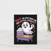 ちょっとした追加点のためにここにいるのよ、怖いお化け カード (正面)