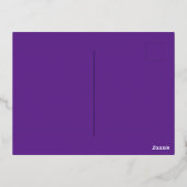 ちょっとした遊び心のある年賀状 箔シーズンポストカード (裏面)