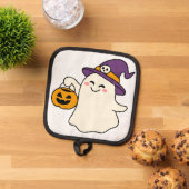 ちょっとした魔法でハロウィンがより思い出深くなる 鍋敷き (トップダウン)