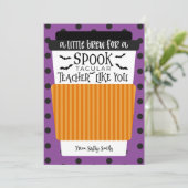 ちょっとした魔法のブレンドで、スペクタクルな先生のためのコーヒー 招待状 (スタンド正面)