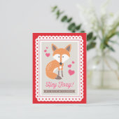 ちょっとずるい! Origamiによってバレンタインの郵便はがきを印刷します シーズンポストカード (スタンド正面)