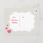 ちょっとずるい! Origamiによってバレンタインの郵便はがきを印刷します シーズンポストカード (裏面)