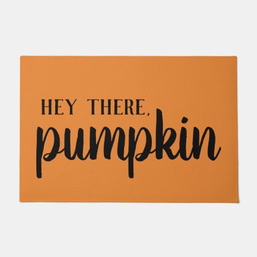 ちょっとそこに、カボチャドア・マット ドアマット (正面)