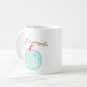 "ちょっとそこに、カボチャ" コーヒーマグカップ (正面左)