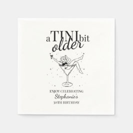 ちょっとだけ大人になった30歳の誕生日お祝いに（女性向け） スタンダードカクテルナプキン