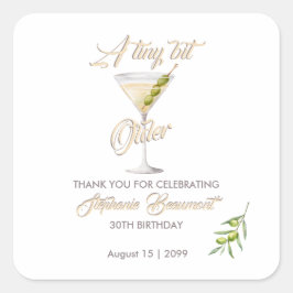ちょっとだけ大人になった Cocktail Party 30歳の誕生日 スクエアシール