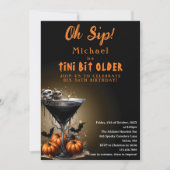 ちょっとだけ年をとったハロウィン誕生日パーティ 招待状 (正面)