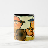 ちょっとねり粉! ツートーンマグカップ (中央)