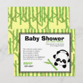 ちょっとの竹 招待状 (正面/裏面)