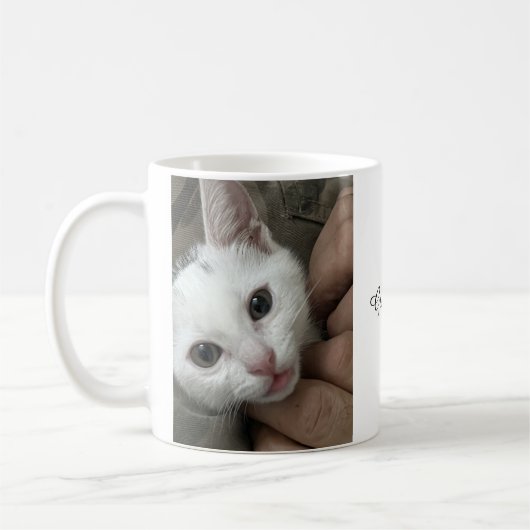 ちょっとひとりにならせてギフト コーヒーマグカップ (左)