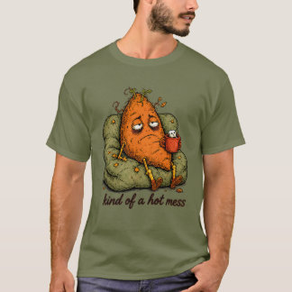 ちょっとやばいかも、サツマイモの感謝祭 Tシャツ
