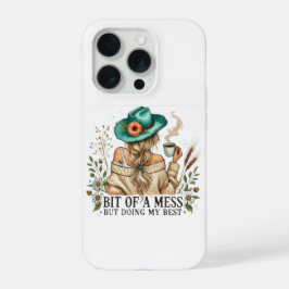ちょっとやばいけど頑張ってる Phone Case | かわいい iPhone 15 Proケース