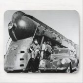 ちょっとよいLookinのヴィンテージのニューヨークの本部の鉄道 マウスパッド (正面)