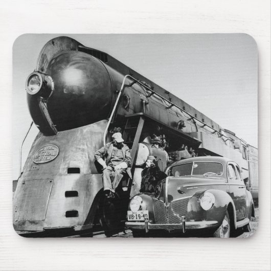 ちょっとよいLookinのヴィンテージのニューヨークの本部の鉄道 マウスパッド (正面)