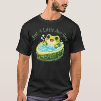 ちょっとアボガイさん 面白い かわいい アボカド カエル Tシャツ