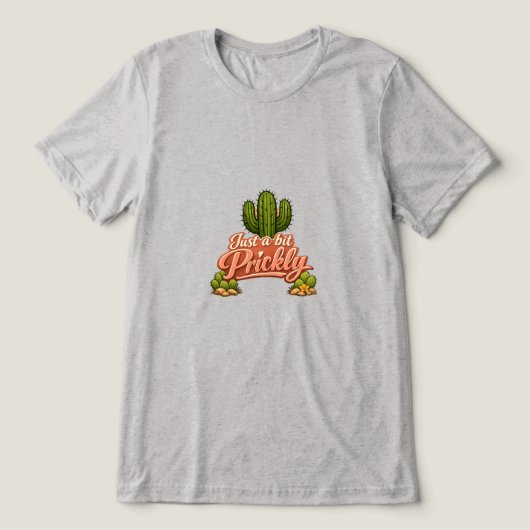 ちょっとイガイガ トライブレンドTシャツ (デザイン正面)