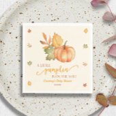 ちょっとカボチャが来たぞ!ベビーシャワー スタンダードカクテルナプキン