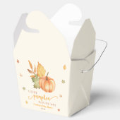 ちょっとカボチャが来たぞ!ベビーシャワー フェイバーボックス (オープン)