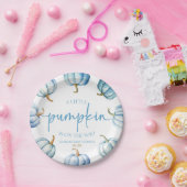ちょっとカボチャが来たぞ！ベビーシャワー ペーパープレート (パーティー)