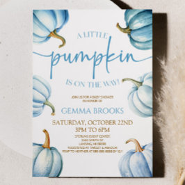 ちょっとカボチャが来たぞ！ベビーシャワー 招待状