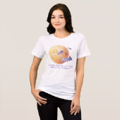 ちょっとコウモリに魅せられてる? トライブレンドTシャツ (正面全面)