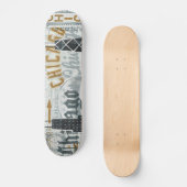 ちょっとシカゴのヴィンテージ スケートボード (正面)