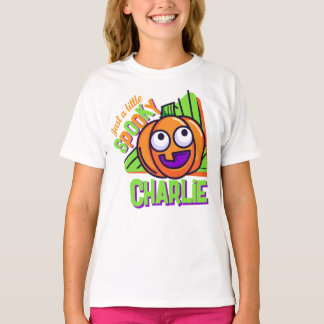 ちょっとスプーキーなカボチャ - ホワイト オリジナルTシャツ Tシャツ