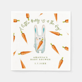 ちょっとバニーが行く!赤ちゃんシャワー スタンダードカクテルナプキン