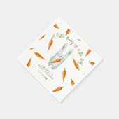 ちょっとバニーが行く！赤ちゃんシャワー スタンダードカクテルナプキン (角)