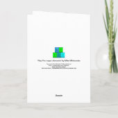 ちょっとバースデー・カード4 カード (裏面)