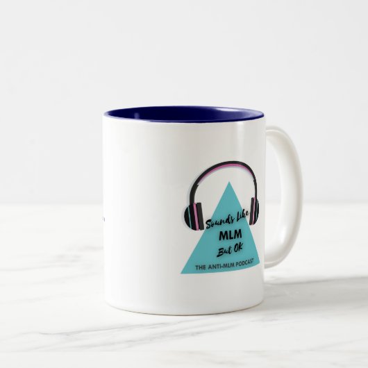 ちょっとフン族はMLMのように、良い鳴ります ツートーンマグカップ (正面右)
