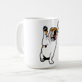 ちょっとブルドッグ コーヒーマグカップ (正面左)