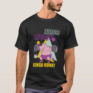 ちょっとボリュームのある筋肉質 ウエイトリフティング ボディビル Tシャツ