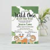 ちょっとワイルドな赤ちゃんの歓迎会 招待状 (スタンド正面)