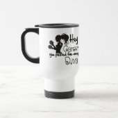 ちょっと乳癌間違った花型女性歌手を選びました トラベルマグ (左)