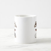 ちょっと休ませて。面白い牛 コーヒーマグカップ (中央)
