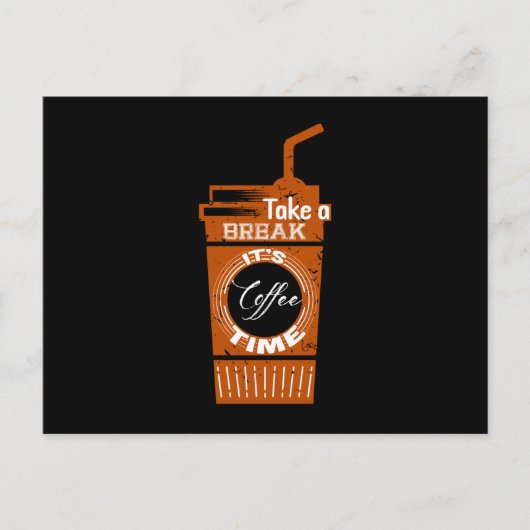 ちょっと休憩 コーヒータイム ポストカード (正面)