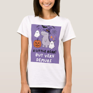 ちょっと吠えるが、非常に控えめな女性のTシャツ Tシャツ